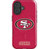 NFL San Francisco 49ers Distressed iPhone 16 Plus Magsafe Impact Case